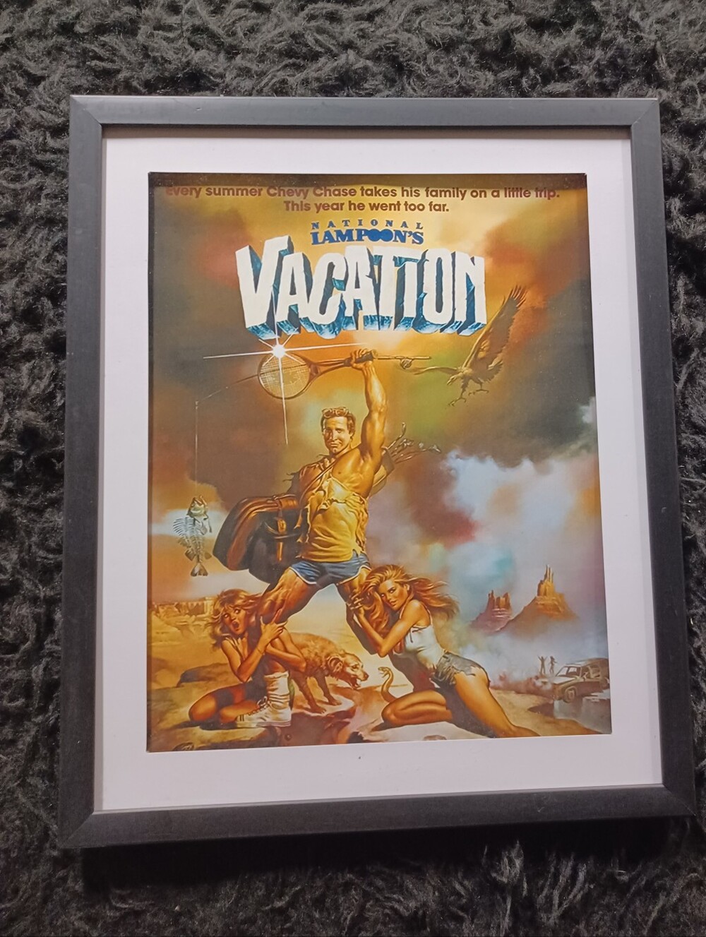 National Lampoon's Vacation Framed Poster Print Movie Illustration Wall Art 8x11